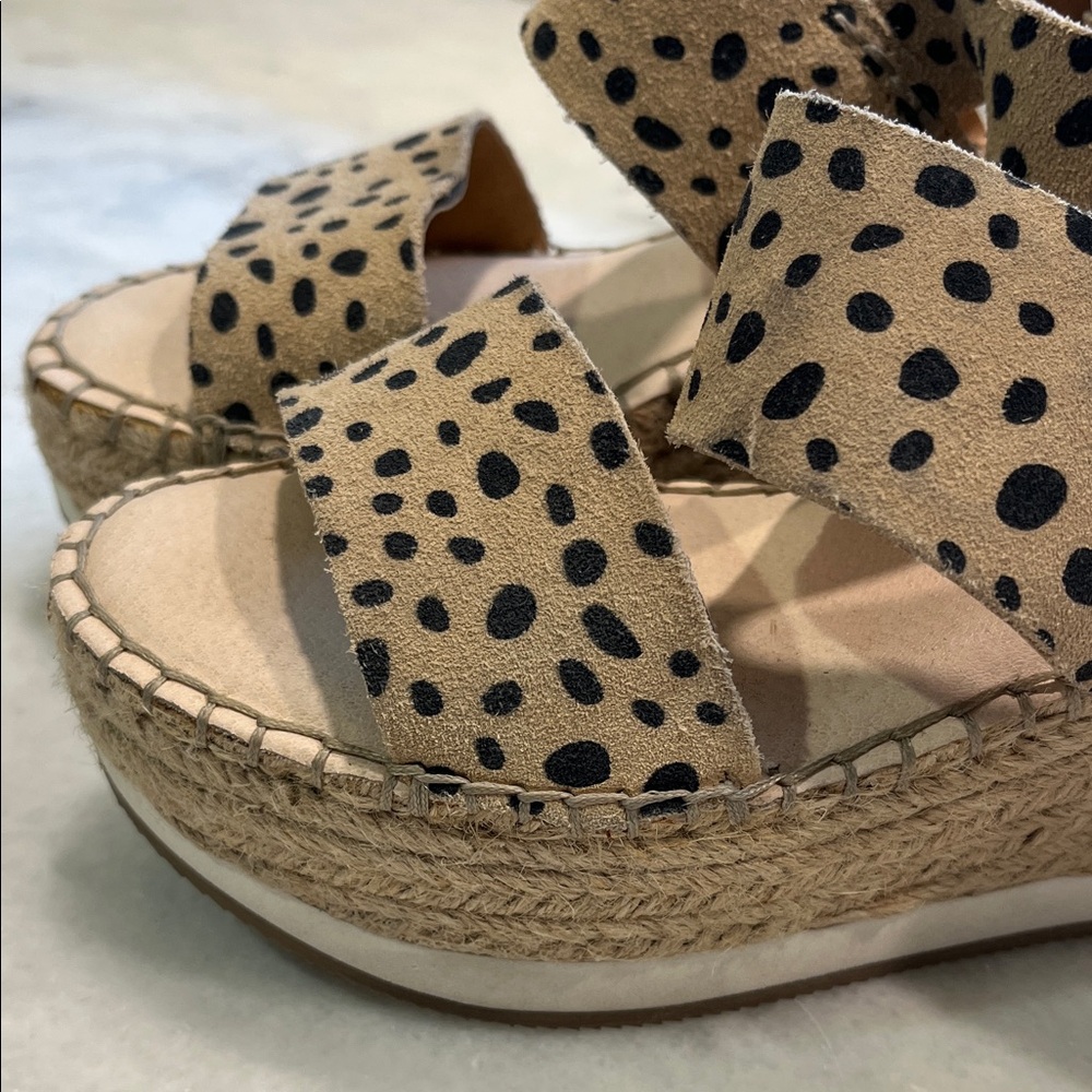 Dolce Vita Mauri Cheetah Espadrille Platform Sandal - size 7.5 - Picture 3 of 5
